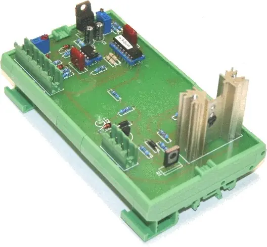 Flux Drop-Jet DIN rail mount control module