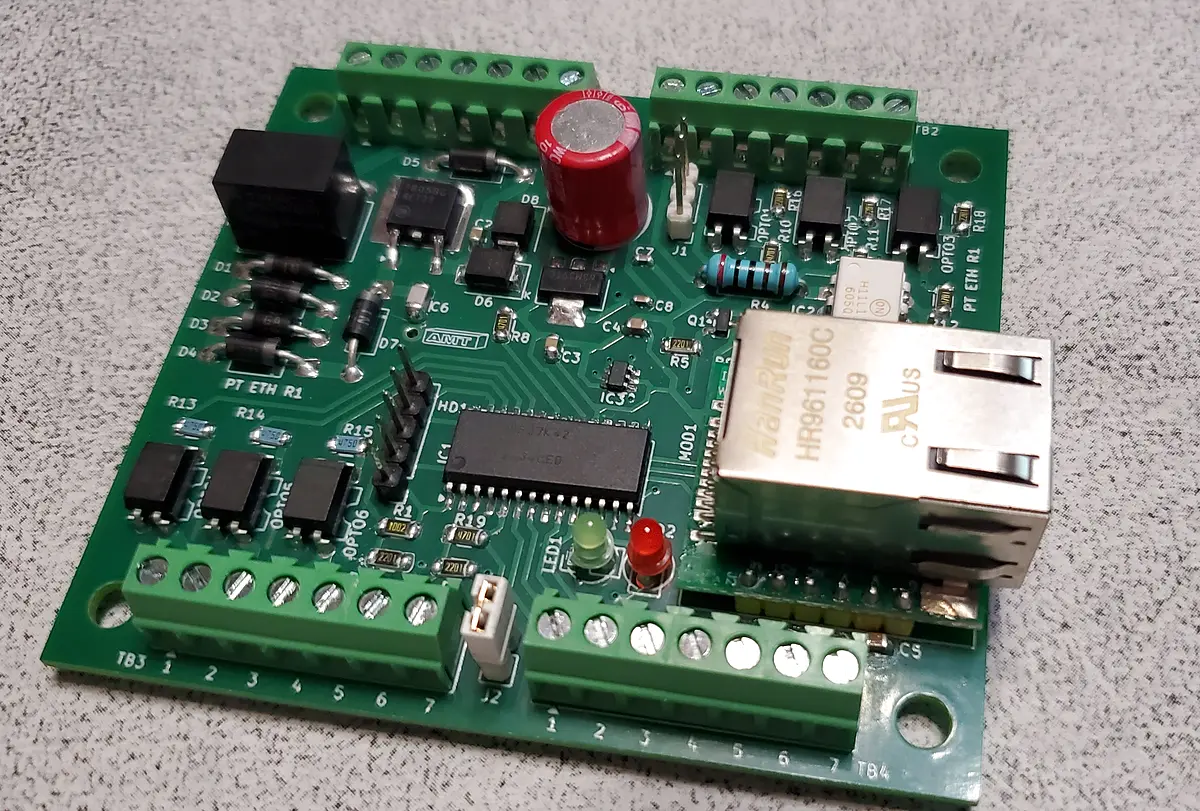 Ethernet Pulse-Rate Totalizer and I/O module